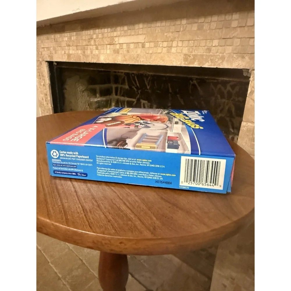 Ziploc Big Bag XL (4 Bags) Stand N Fill 10 gallon Size 2ft x 1ft New